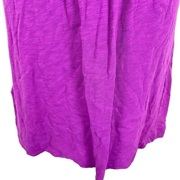 Eddie Bauer Womens Crochet Knit 100% Cotton Sleeveless Purple Casual Dress Small - Picture 5 of 16
